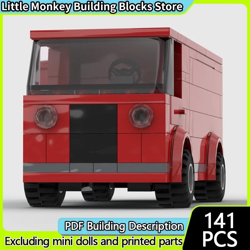 

Модель скоростного гоночного автомобиля MOC, строительные кирпичи, легкий коммерческий автомобиль, модульная технология, детские праздничные подарки, сборка игрушек, костюм