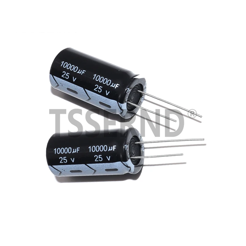 

5 шт. 10000UF 25V Алюминиевый электролитический конденсатор 25V10000UF