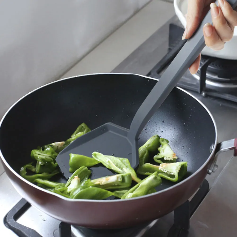 

Heat Resistant Silicone Spatula Non-Stick Frying Shovel for Kitchen Home Restaurant Practical Long Lasting Smooth Edges