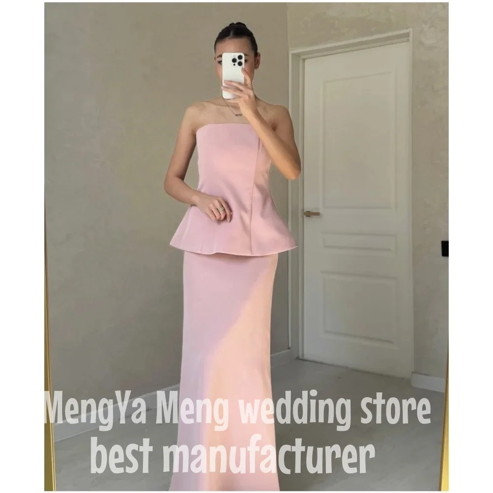

ZHUISHU Customized Two-Piece Set robes de soirée Four-Way Stretch Party Dresses Strapless Backless Floor-Length Prom Dress 2025