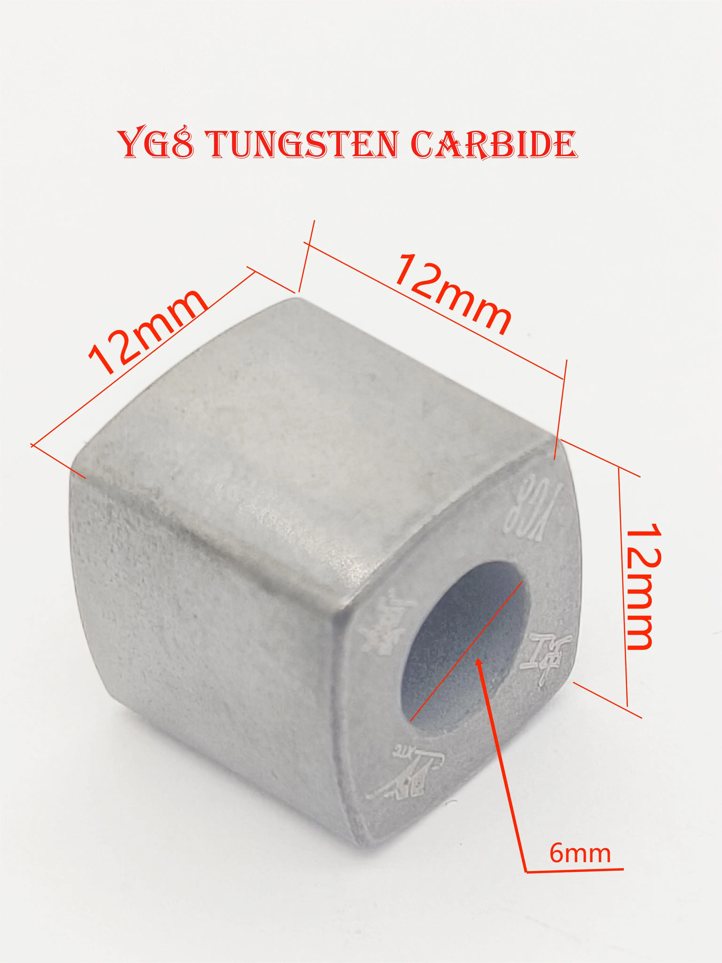 YG3/6 Power Feed Contact Tungsten steel alloy Hardened and wear-resistant for Medium speed WEDM Spare Parts