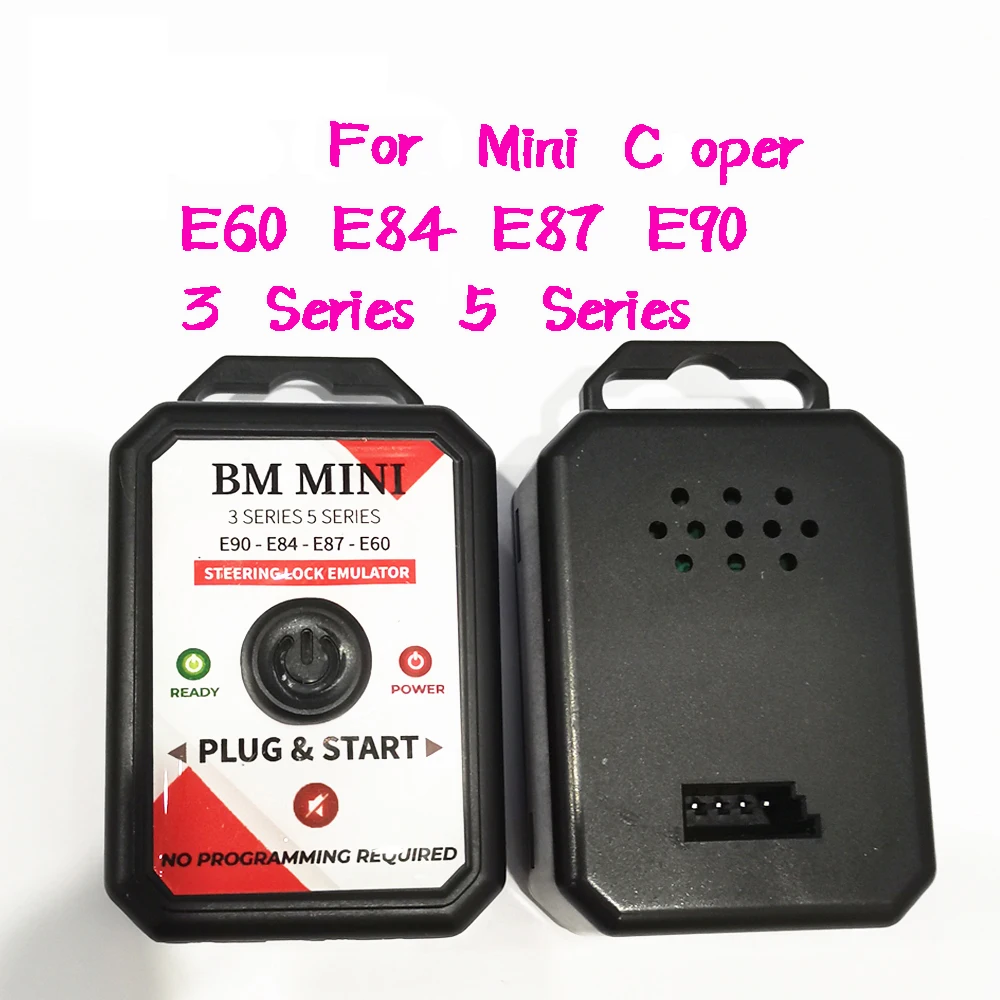 BMW Mini coopere60 e84 e87 e90 3および5シリーズ用のelveslステアリングロックアダプター,プログラミングなしのプラグ,開始