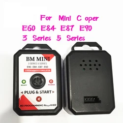 BMW Mini coopere60 e84 e87 e90 3および5シリーズ用のelveslステアリングロックアダプター,プログラミングなしのプラグ,開始