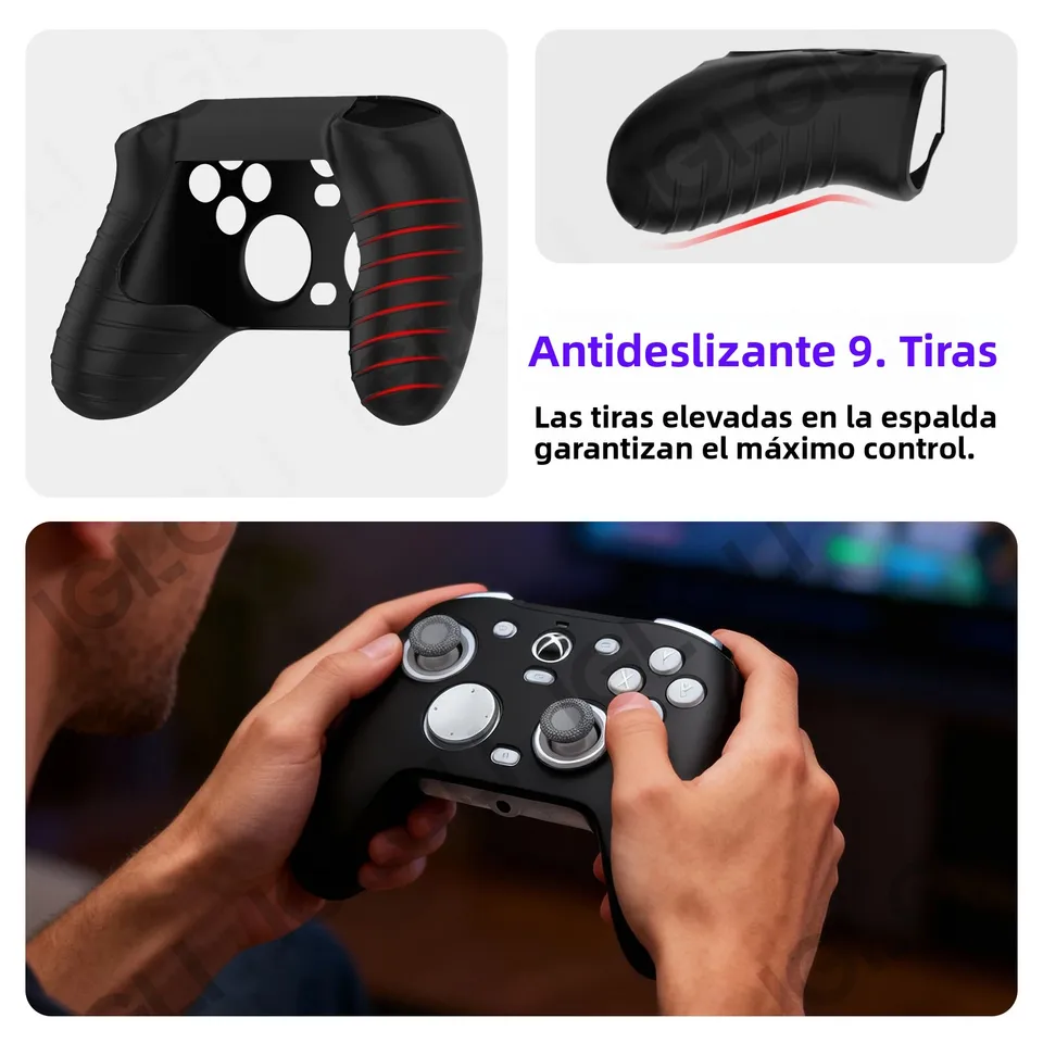 Funda para Gamesir G7 Pro / G7 SE de silicona suave, protectora antideslizante y a prueba de golpes, accesorio para consola de juegos 3