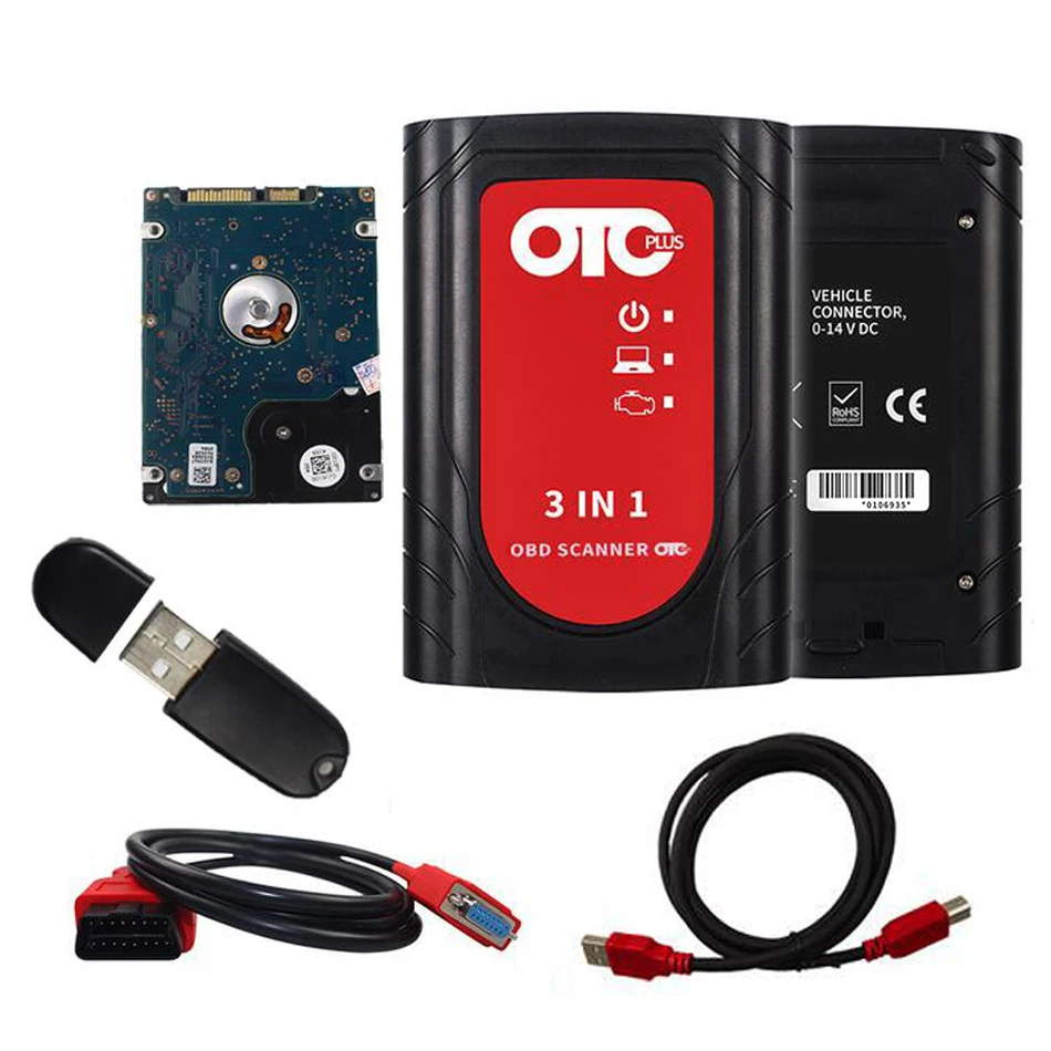 3 in 1 OTC Plus OBD Scanner GTS with HDD For Nissan/Toyota Techstream Consult 3 Plus OTC Scanner Diagnostic Tool