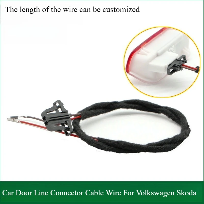 

Car Accessories Door Light Replace Connector Cable Wire Harness Plug For Volkswagen Skoda