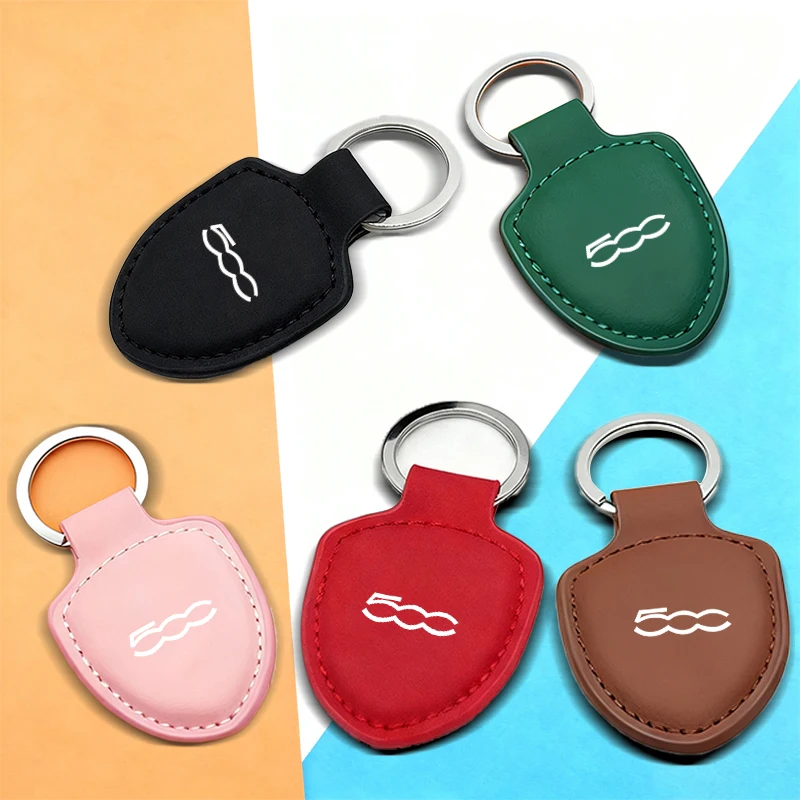 1 Stück Auto Schlüsselanhänger Logo Schlüsselanhänger für Fiat 500 Grande Punto Tipo Stilo Palio Astra Bravo Panda Anhänger Geschenke Schlüsselanhänger Zubehör