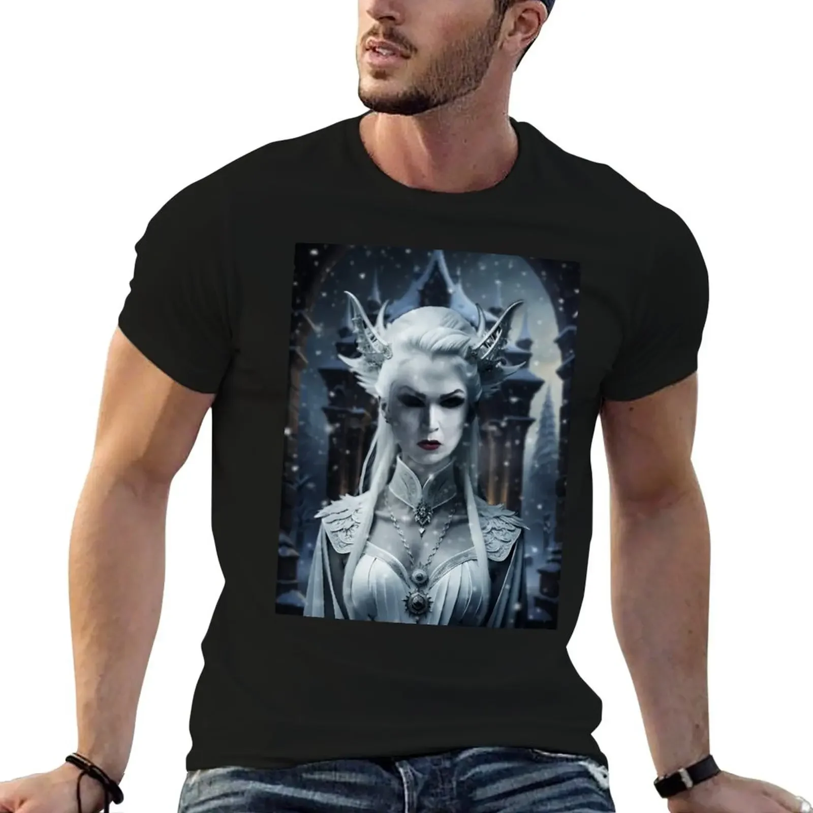 White Christmas Tarja T-Shirt anime figures T-shirts man sublime oversized t shirt t shirts men