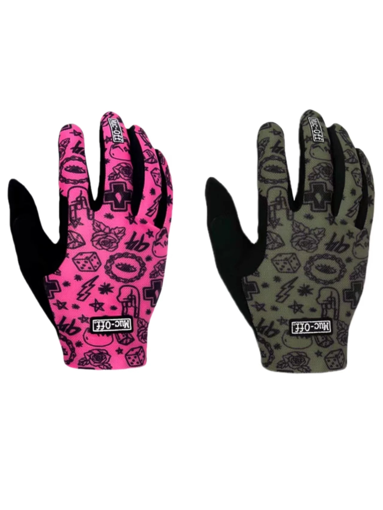 قفازات muc للدراجات النارية، للطرق الوعرة، الدراجة الجبلية الإنحدارية، DH MX MTB، معدات ركوب الخيل حماية القفازات MUCOFF3