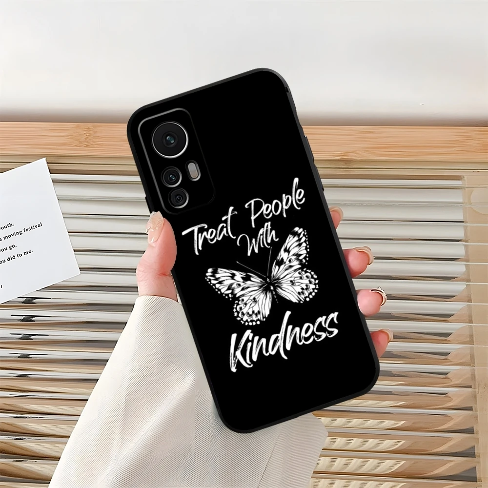 Treat People With Kindness Phone Case Funda for Xiaomi 14 11T 13 12 Lite Ultra Redmi Note 13 10 Pro POCO F4 F5 X5 Pro Coque