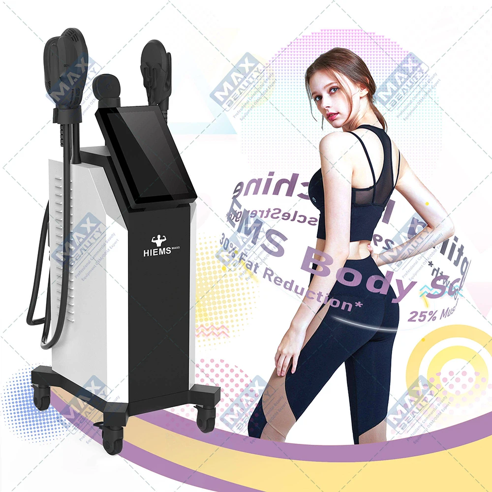 New Lose Weight Instrument Professional High Intensity EMS Fat Reduction Build Muscle Body Stimulate Sculpting Machine