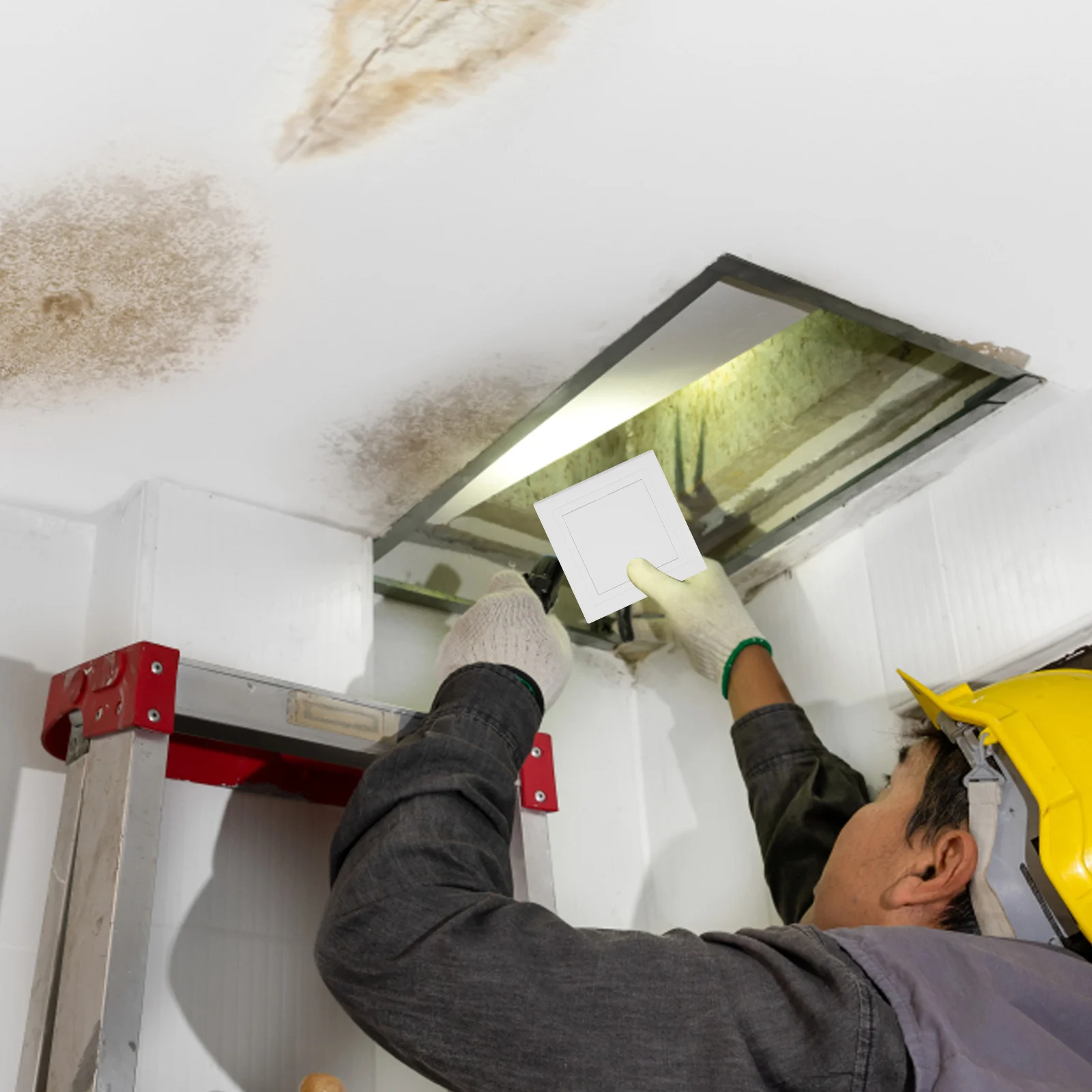 Ceiling Maintenance Access Open and Close Ventilation Panel Cover Plate Laundry Shoot