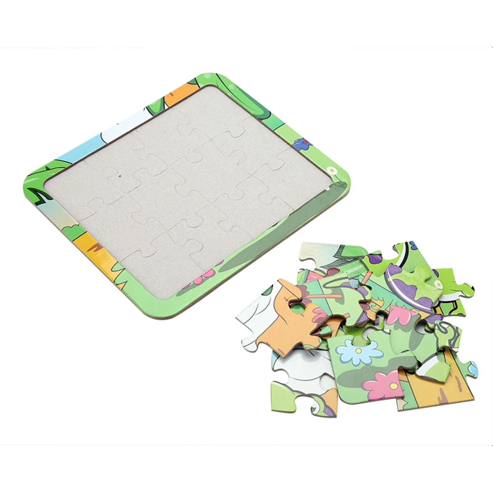 Puzzle Water Doodles Board For Toddlers Easy Using Water-Based Painting Pen For Home Activity