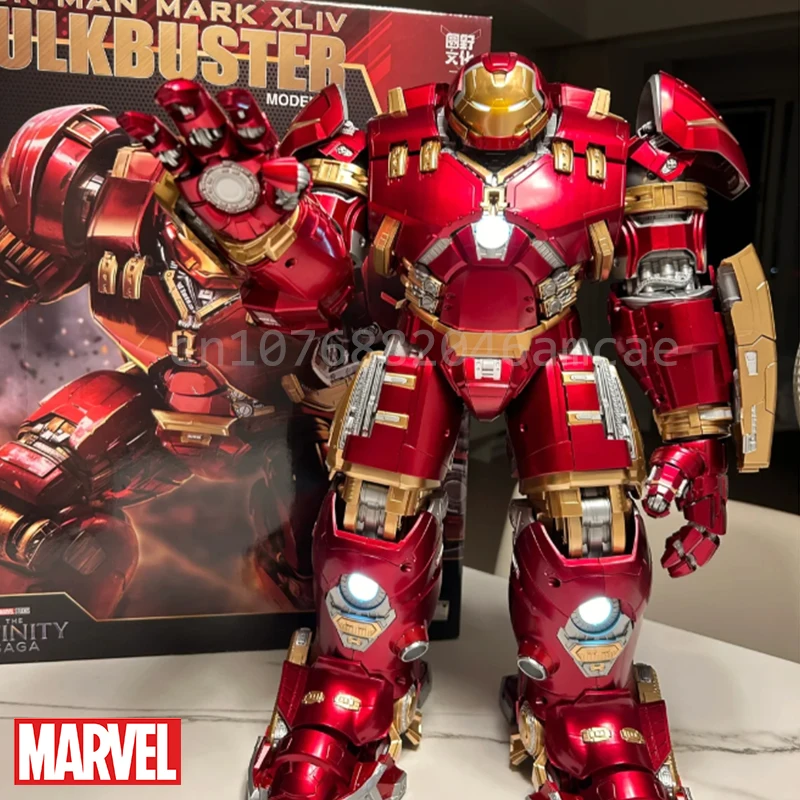 Original Fondjoy Figure Toy Iron Man Figure Mark Hulkooster Hulkbuster Armor 1/7 Assembly Action Figures Doll Toy Christmas Gift