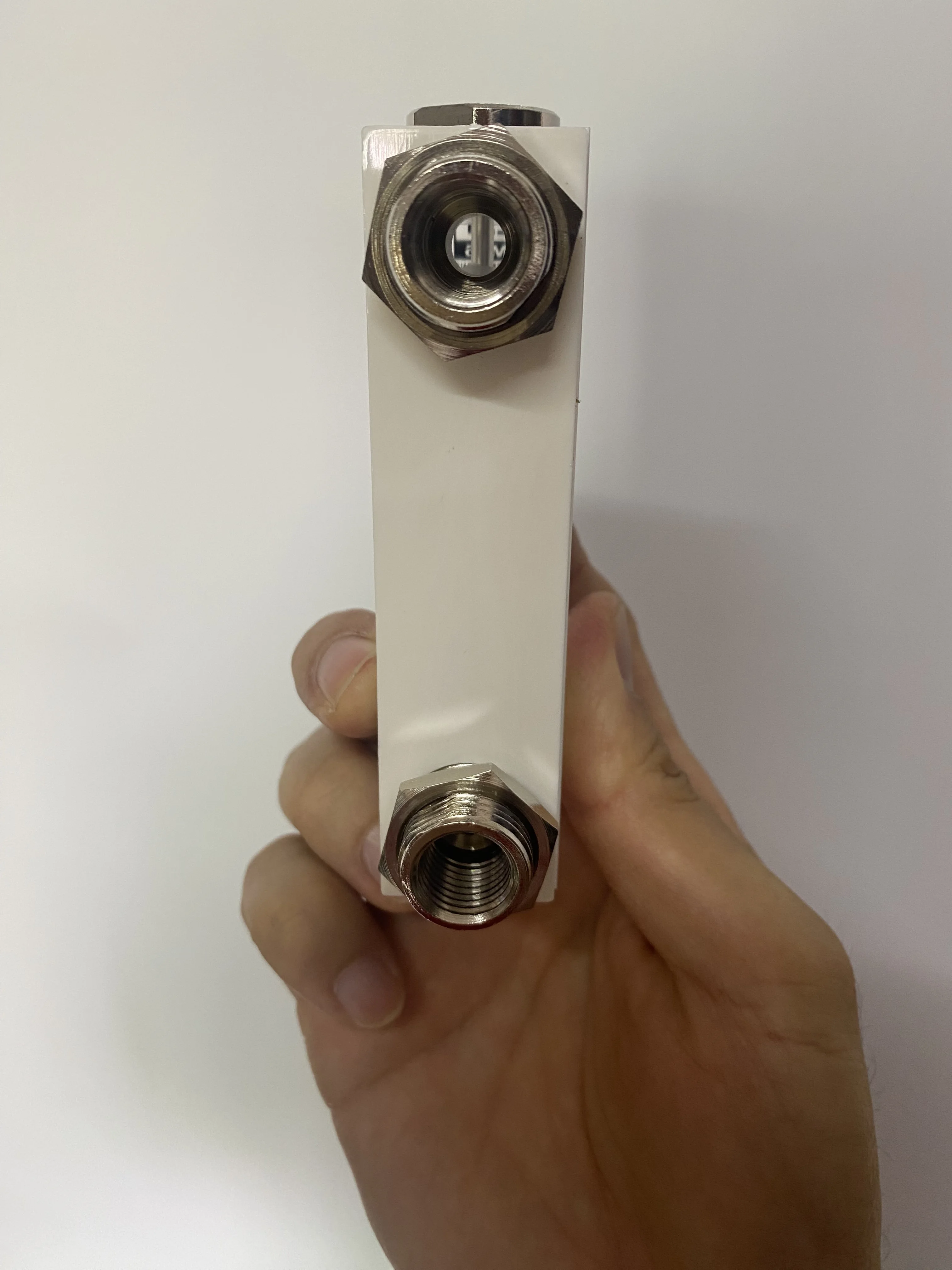 Imagem -02 - Pmma Gás Air Flowmeter zg Feminino Painel Quadrado tipo Rotâmetro 0.11lpm 10-100lpm 1-10lpm 220lpm 0.55lpm Lzt6t 4