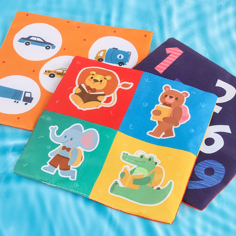 Scatola per fazzoletti in tessuto Esercitatore per mani per neonati Strumento di illuminazione per puzzle di riconoscimento della forma colorata per stimolazione sensoriale dei neonati