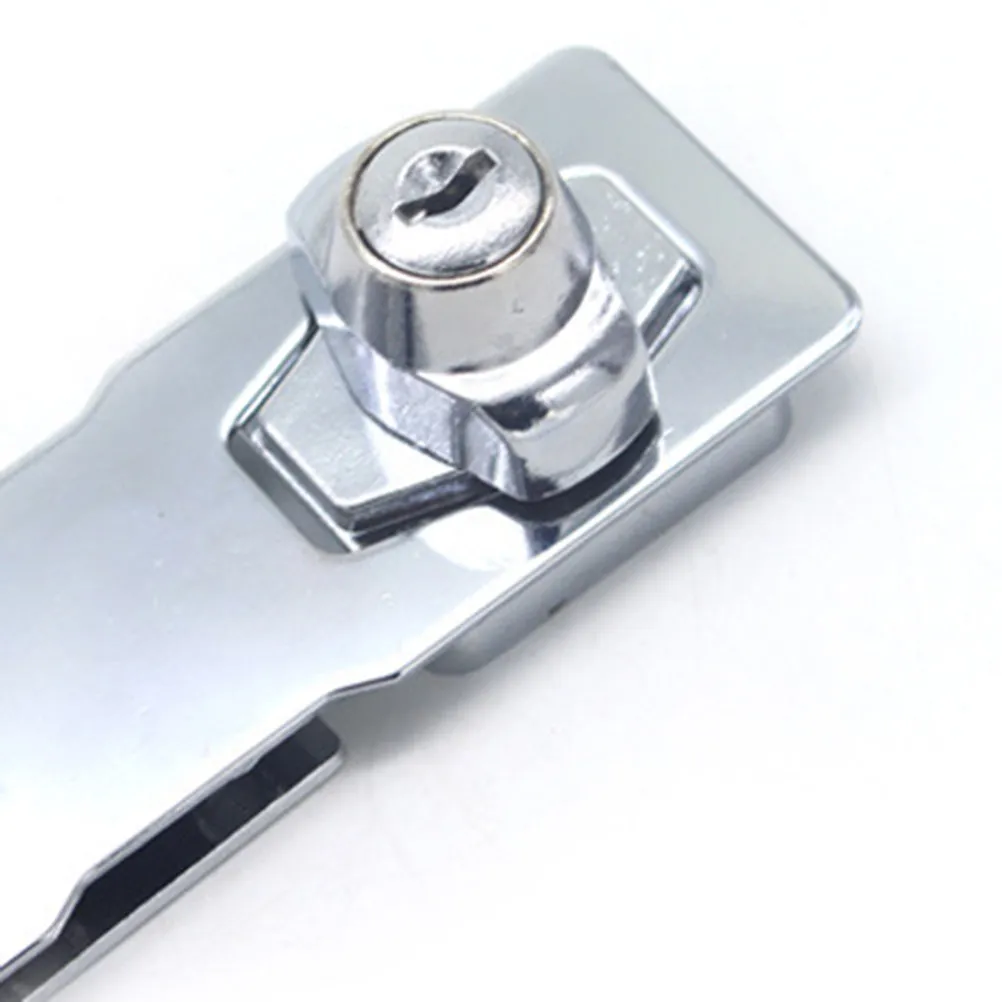 Cabinet Lock Button Zinc Alloy Silver Free Opening Thickened Anti-Theft Flush Mount for Drawer Door Furniture Repair Office