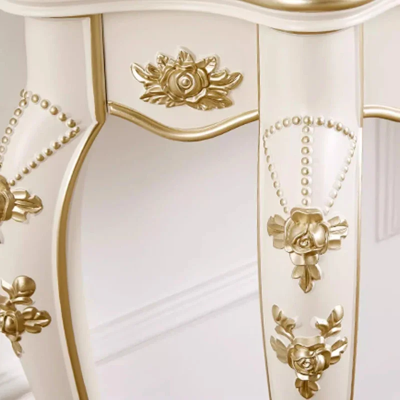 European Luxury Console Table Compact And Delicate Premium Ornate Console Table Classic Vintage Console Meuble Furniture view 4