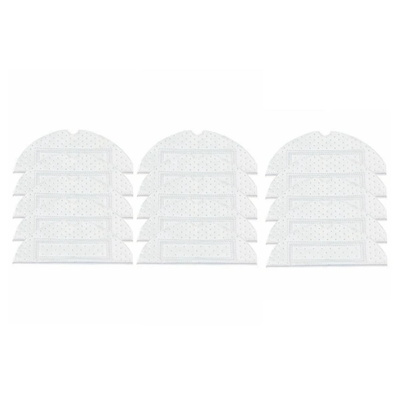 Accessoires de robot de balayage de sol adaptés pour Roborock Xiaomi, chiffon de poulet, vadrouille vibrante, T7S, T7S Plus, S7, 15 pièces