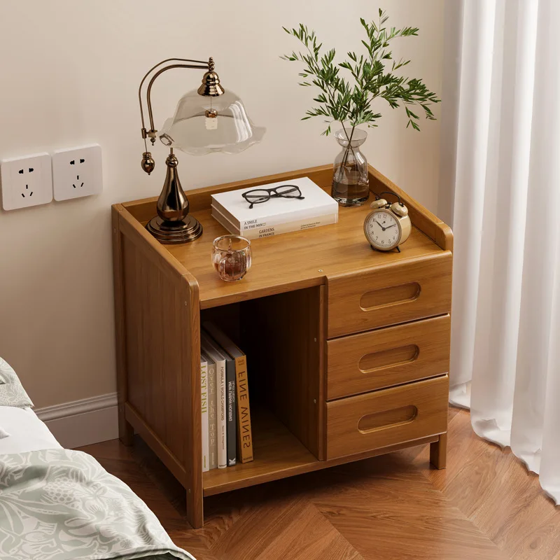 Bedroom bedside table simple drawer storage cabinet  small bedside table simple shelf multi-function