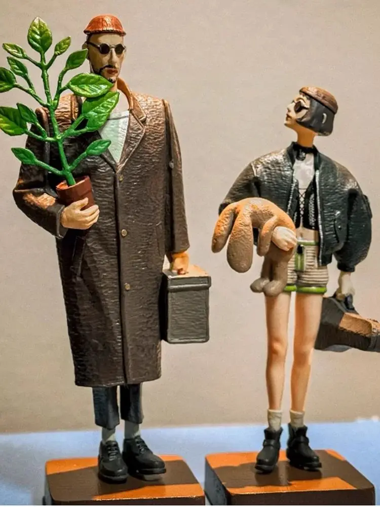 Leon: Zabójca z serii Leon: The Professional, zestaw 2 figurek akcji z PVC, modele zabawek, 14-16 cm — 2