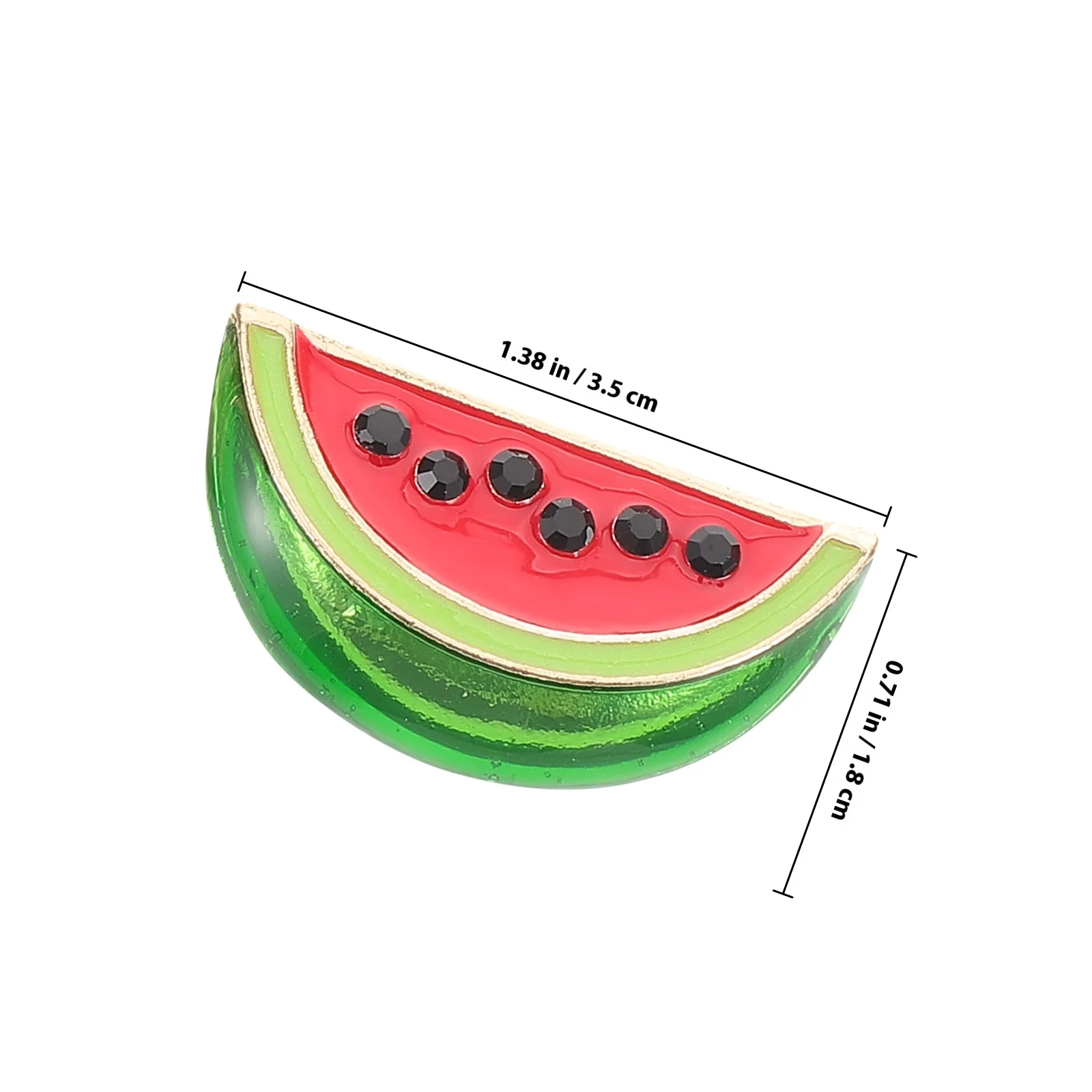 4 قطعة بروش البطيخ دبوس دبابيس الكرتون للنساء وشاح كليب فستان طوق شارة مقاطع سترة الملابس والاكسسوارات