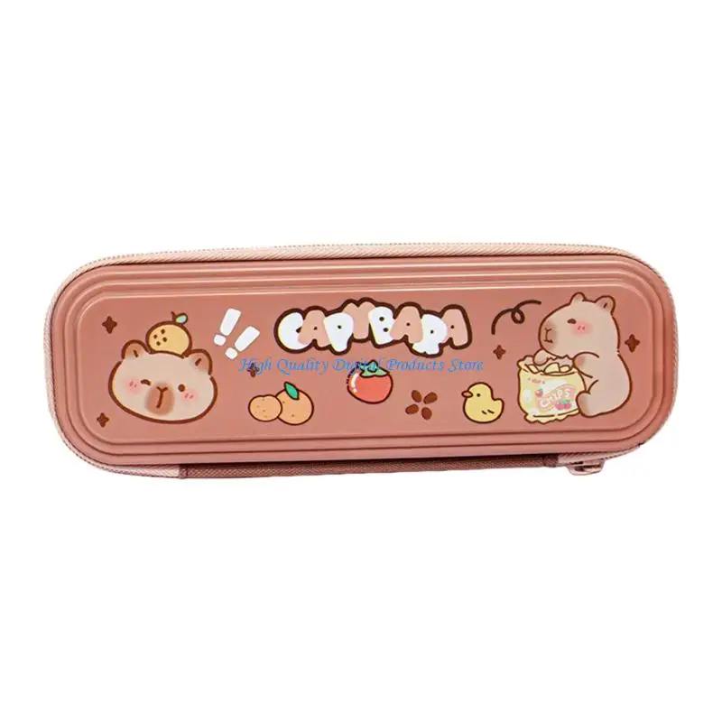 

U2JE Cartoon Pencil Case Large Capacity Plastic Pencil Bag Multifunctional Pen Box