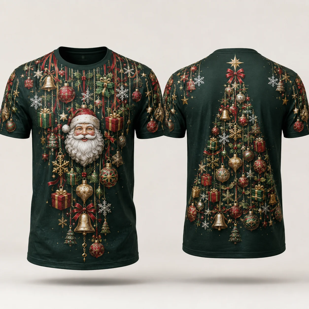 Koszulka z nadrukiem choinki ś – 3D Printing Xmas recenzja i cena