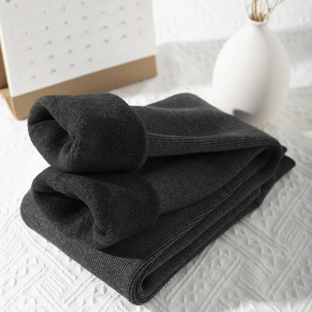 Women's Thermal Winter Tights Fleece Lined Sheer Velvet Pantyhose Thick Warm Leggings with Plush Inner Layer Women's Clothing