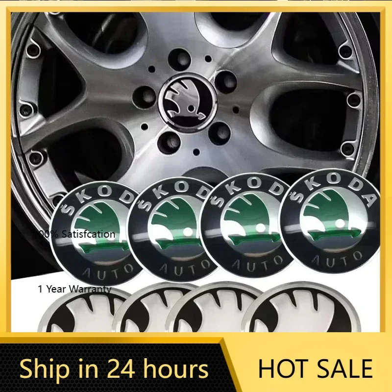 

Автомобильная наклейка 2026 Hot 60/65 мм для SKODA Superb Yeti Citigo Kamiq Rapid Octavia A5 A7 Fabia 1 Vision S Kodiak Авто наклейка на колесо C