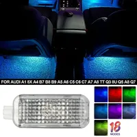 Car Footwell Lights Accessories For Audi A1 8X A3 8V 8Y A4 B8 B9 A5 8T A6 C6 C7 C8 A7 A8 D3 D4 D5 Q2 Q3 8U F3 Q5 8R FY Q7 4L 4M