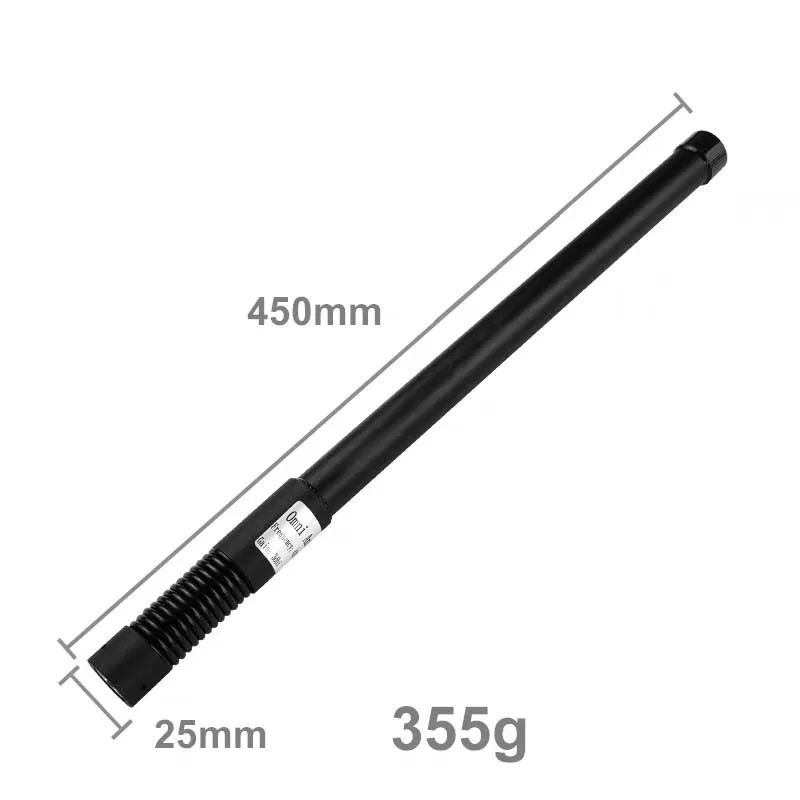 Imagem -05 - Antena de Fibra de Vidro Anti-drone 120200mhz200mhz300m1.2g1.5g2.4g5.2g5.8g ao ar Livre Impermeável Antena de Fibra de Vidro de Mola Curta 3.5dbi