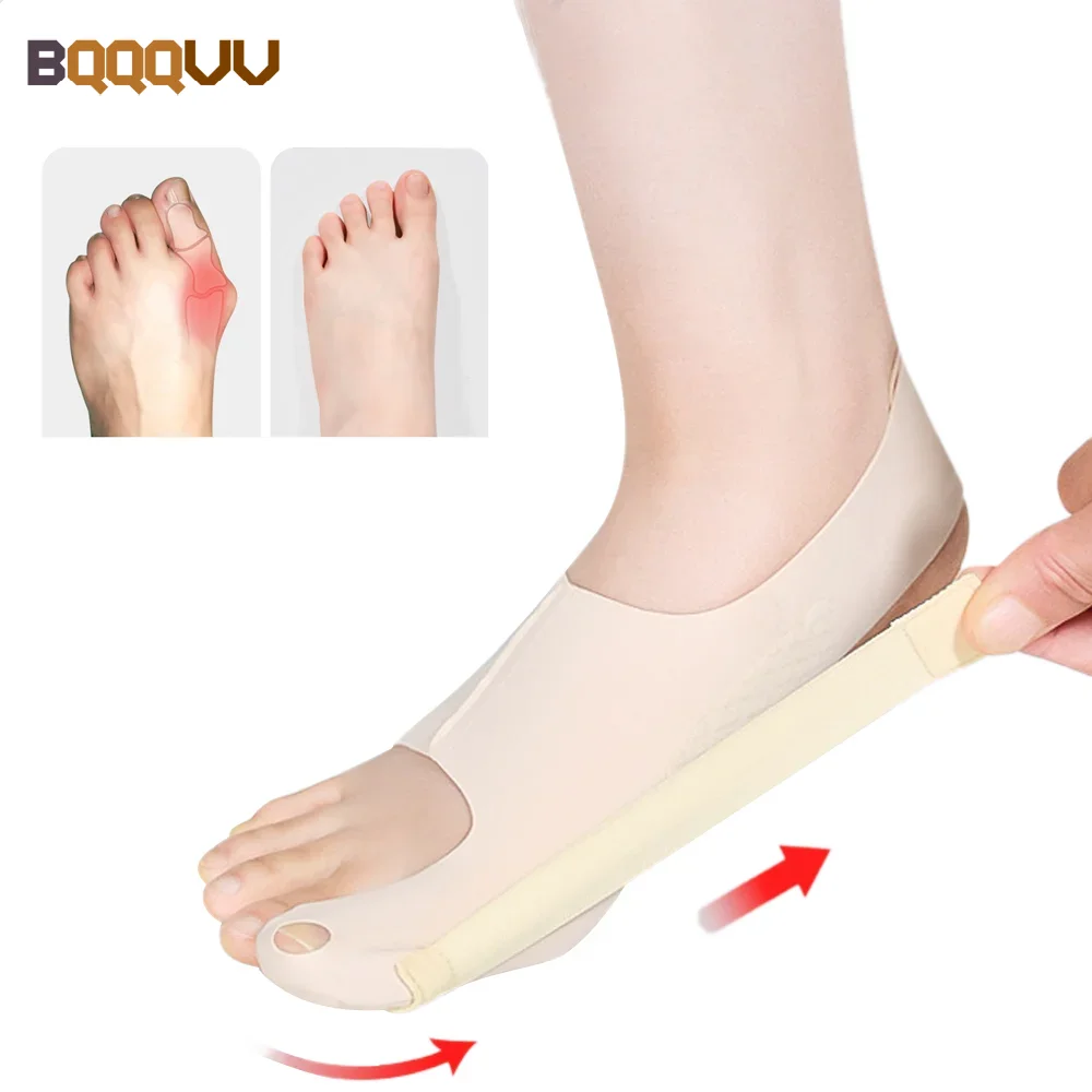 1pc Big Toe Bunion Korrektor, verstellbare ortho pä dische Socken Zehen Separator Schmerz linderung Hallux Valgus Fuß schutz Fußpflege-Tool