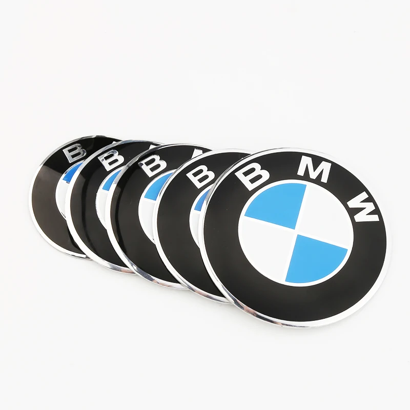 4pcs 56/60/68/78 Car Wheel Center Hub Caps Stickers Auto Dekoration Accessories For Performance E46 E90 E60 F30 M M1 M2 M3 M4 M5