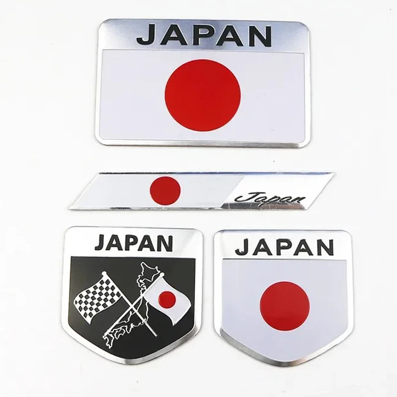 

Japan Flag Emblem Badge Car Styling Motorcycle Sticker Decal For KAWASAKI SUZUKI YAMAHA Honda Toyota Nissan Mazda Mitsubishi
