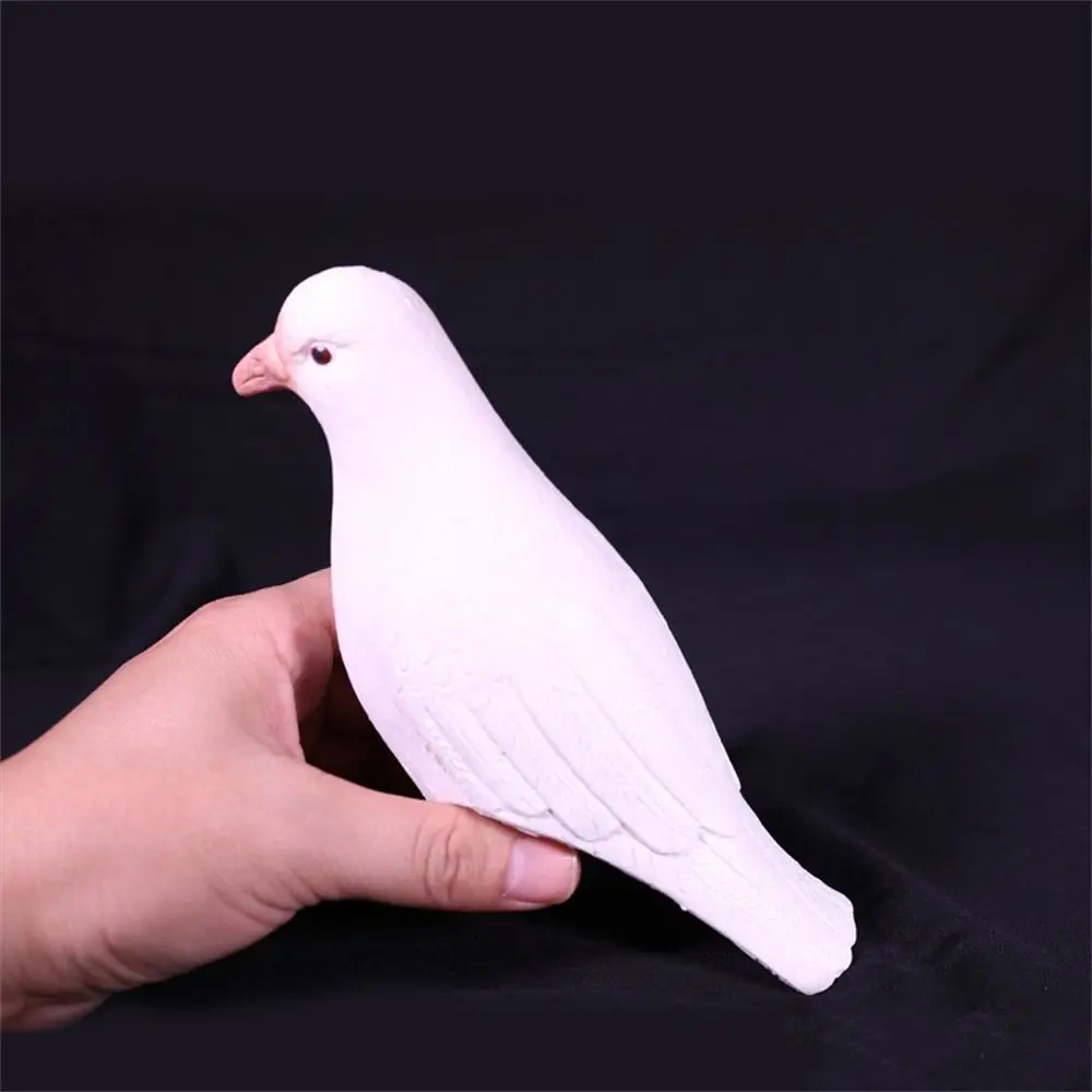 

Imitation Pigeon Vanishing Dove Mentalism Appearing Dove Magic Tricks Rubber Magic Props Fake Living Dove Street Magic