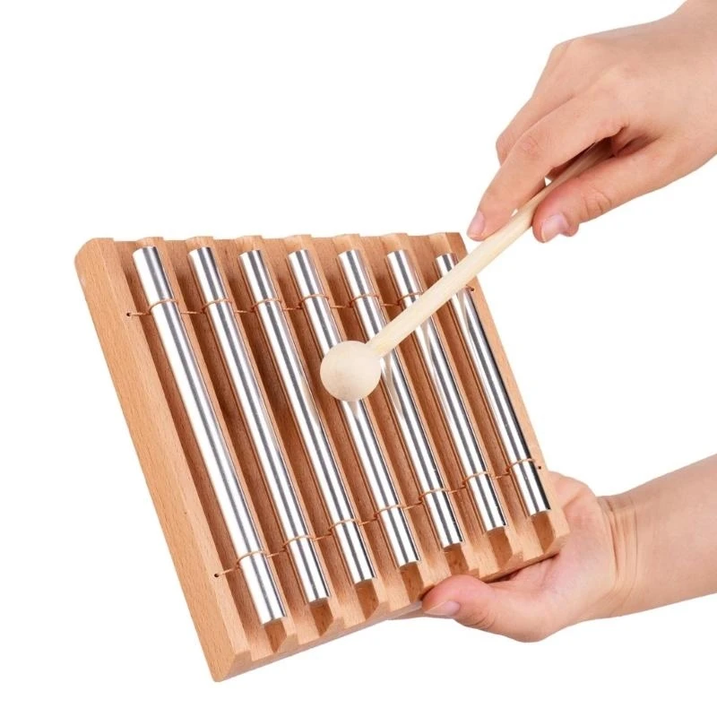 Meditation Chimes 1Phoneme Guaranteed Musically Tuned Wind Zenergy Hand for Classrooms Meditation Mindfulness