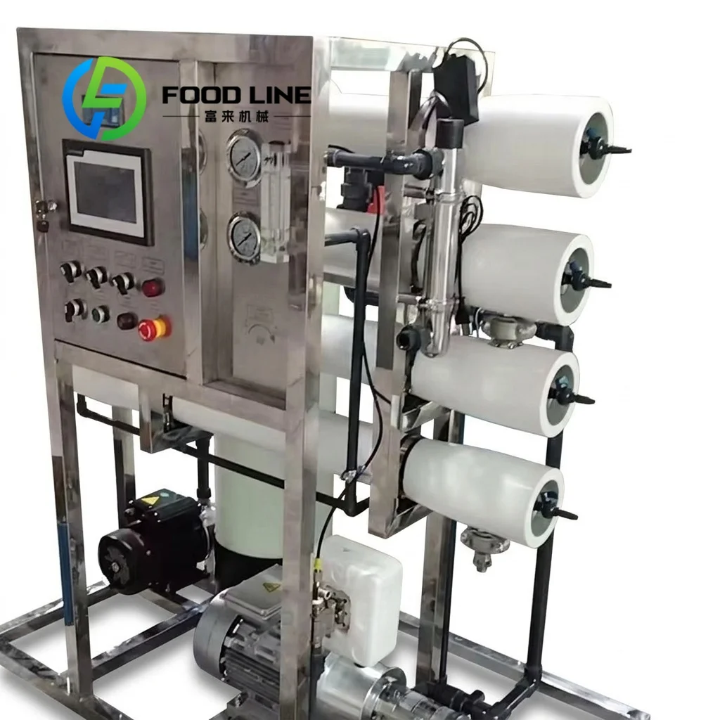 For 15T/D Capacity Marine Seawater RO Desalination System with Gear 220V Pump Motor PLC 1-Year Warranty Drink Water customize