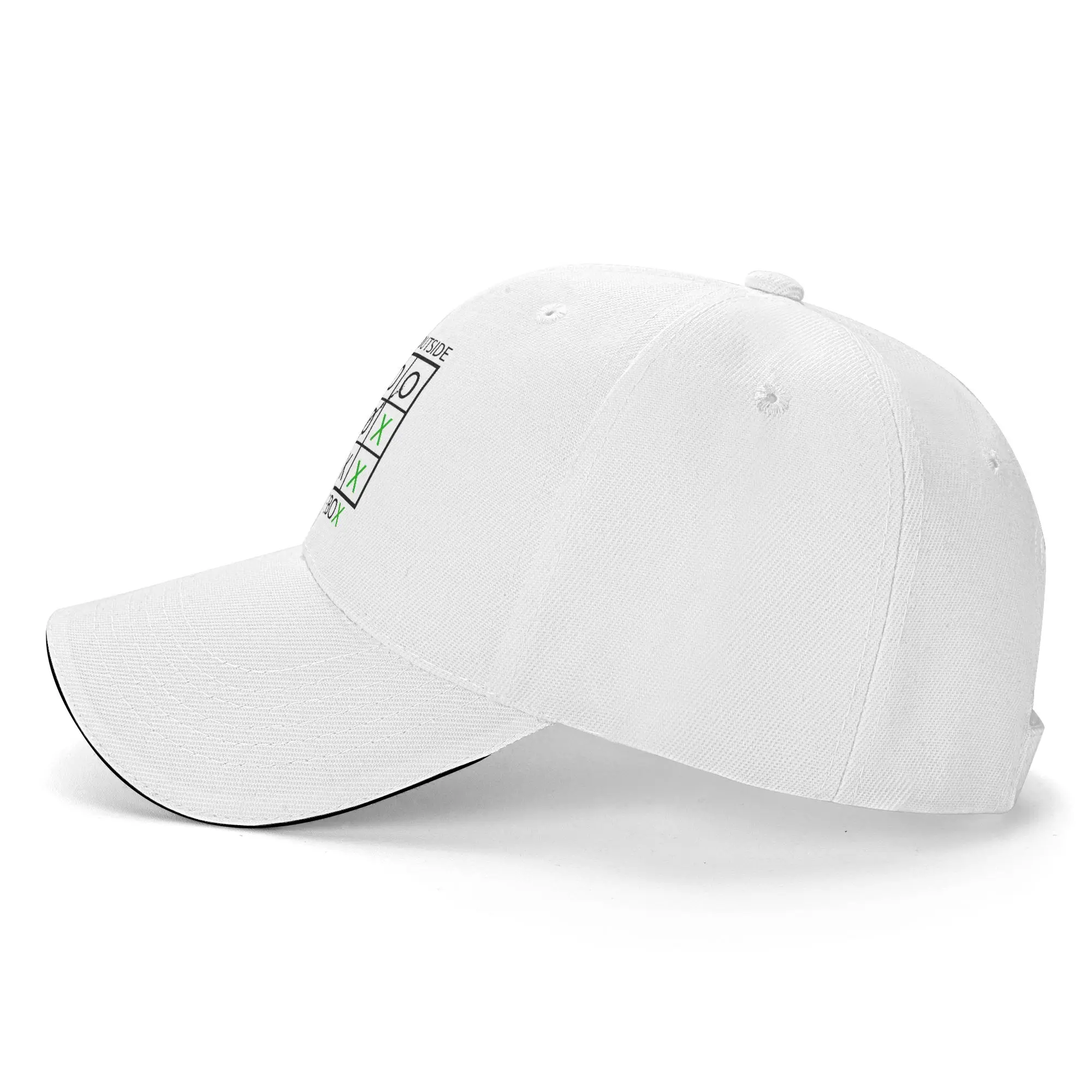 Think Outside The Box Mindset  Sandwich Hat Unisex ,Hip-Hop,Baseball Cap  Hats Adjustable Polyester Sports Cap Autumn Cap