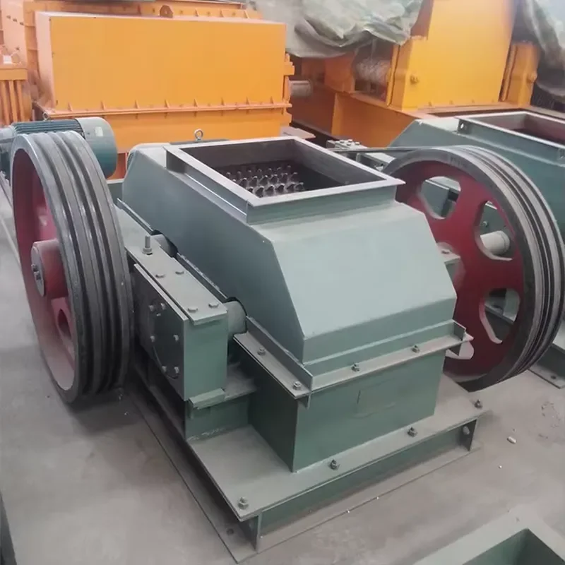 Mini Small Teeth Roller Crusher, Energy Saving Single Stage Roller Clay,Brick,Slag&Coal Gangue Non-ferrous Metals Ore