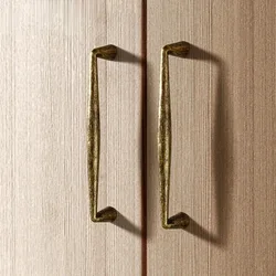 American Vintage Furniture Handles Antique Silver and Bronze Zinc Alloy Handles for Wardrobe and Drawer Bookcase Dresser