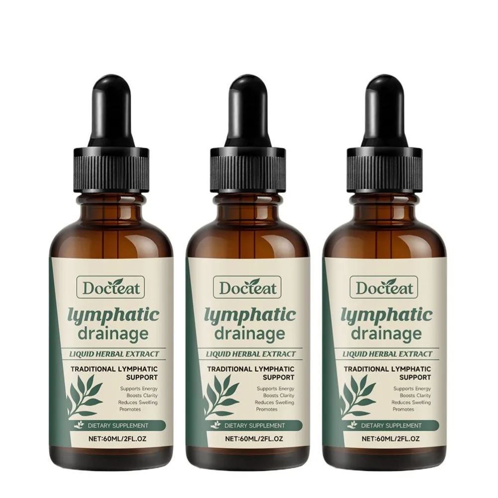 1-5Pcs Natural Multi Plant Mixed Body Gentle Care Ampoule Supplement,Premium Brand Lymphatic Drainage Drops,For Improve Swelling