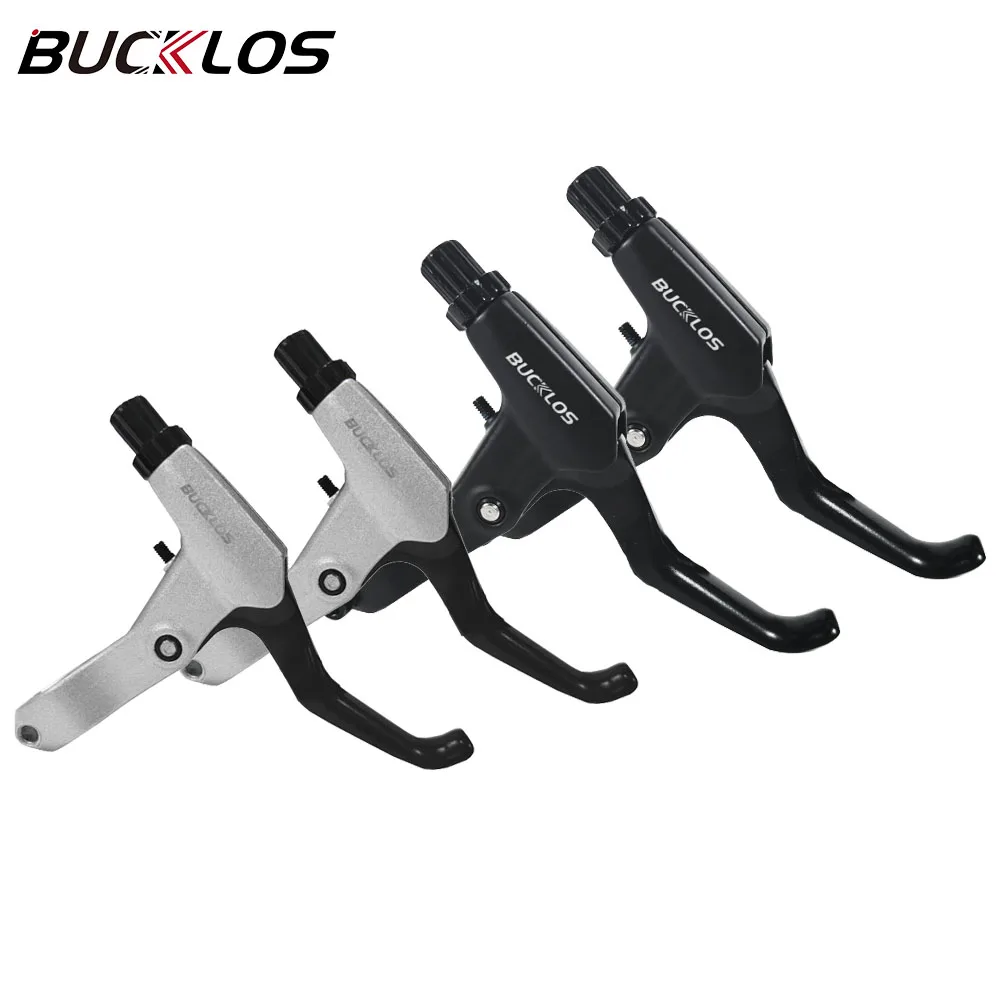 【セール中】BUCKLOS MTBバイクブレーキレバー 自転車ディスクブレーキハンドル アルミ合金製 マウンテンロードバイクブレーキレバー ブレーキサイクリングパーツ