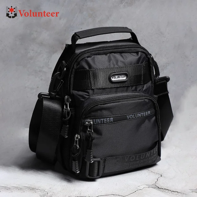 Torba na ramię VOLUNTEER dla mężczyzn, nowa moda, wysoka jakość, wodoodporna torba typu sling, duża pojemność, torba crossbody z tkaniny Oxford, 1700-03