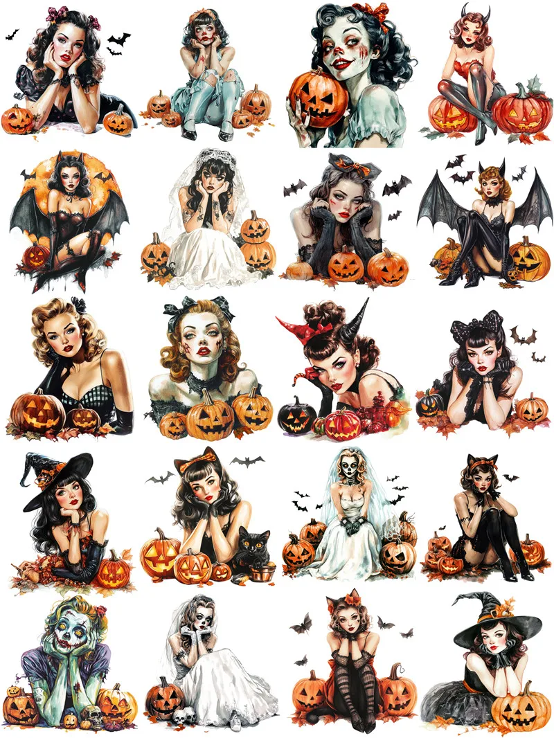 Halloween girl bride Stickers Crafts And Scrapbooking stickers kids toys book Decorative sticker DIY Stationery