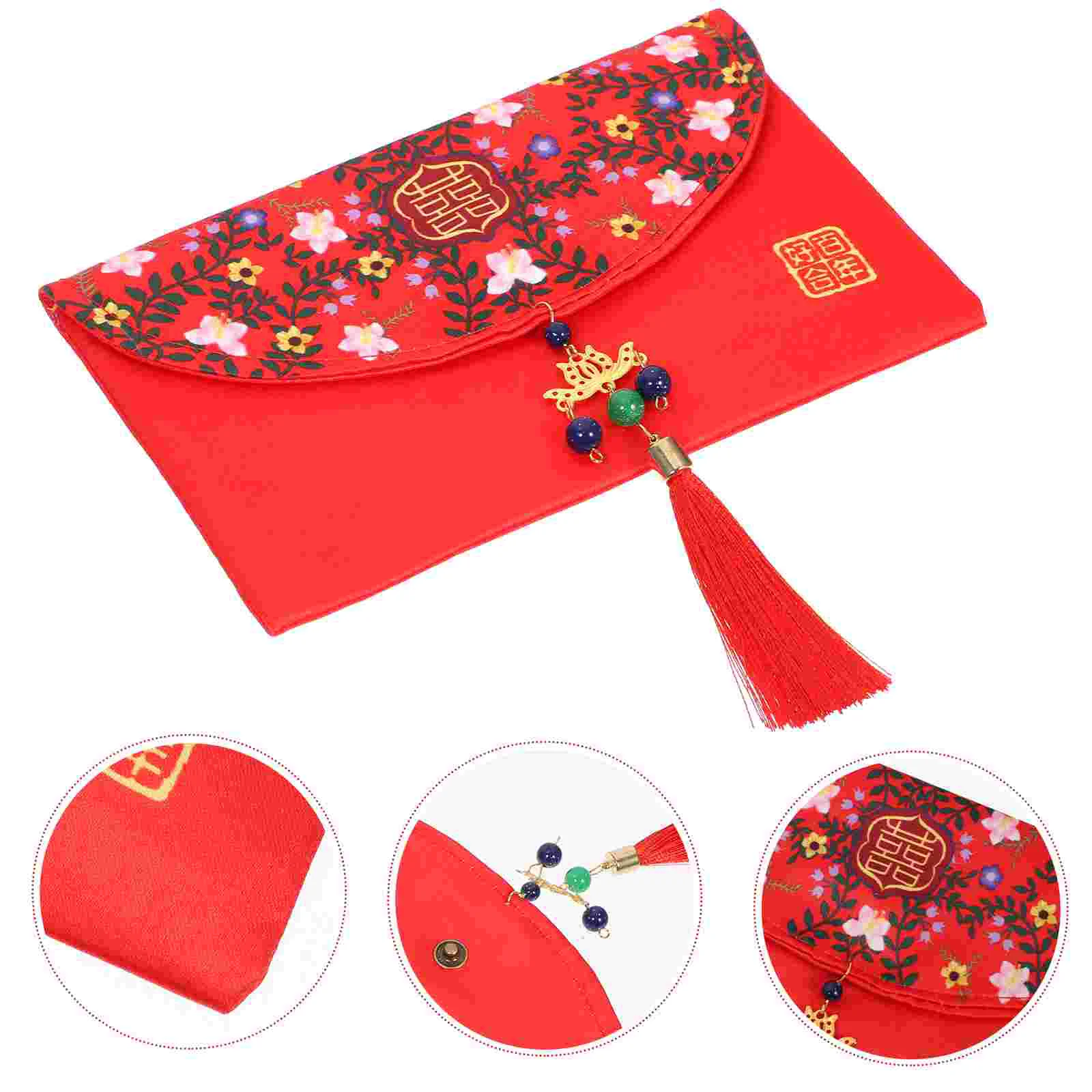 

Gift Bag Wedding Supplies Ceremony Decorations Decorate Fabric Red Envelopes Money Chinese Packet