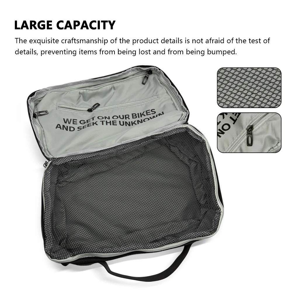 For BMW R1300RT R 1300 RT R1300 RT 2025 Motorcycle Side Bax Pannier Black Luggage Bag Saddlebag Inner Bags for Topcase