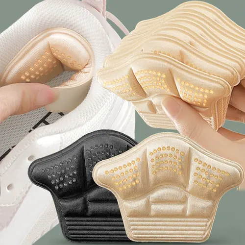 Nuevas pegatinas para el talón, protectores de talón, zapatillas, plantillas de tamaño retráctil, almohadillas antidesgaste para los pies, almohadillas para zapatos, ajuste de tamaño, inserciones de cojín de tacón alto