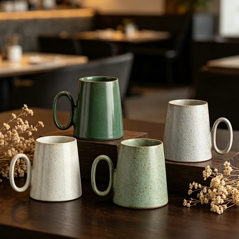 Ceramic Mug With High Aesthetic Value Vintage Water Large Capacity Coffee Cup Suitable For Homestays Restaurants Rustic