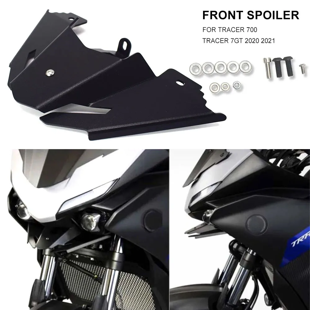 

For YAMAHA Tracer 7 GT TRACER700GT TRACER 7GT Tracer 700 GT 2020 2021 2022 Accessories Motorcycle CNC Aluminum Front Spoiler